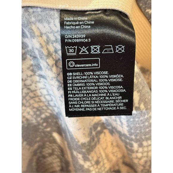 H&M snake skin print, miniskirt size S - Picture 9 of 9